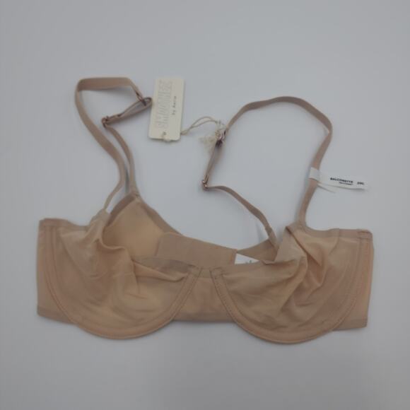 Aerie SMOOTHEZ Unlined Balconette Bra in Sand Size 32C - Picture 1 of 8